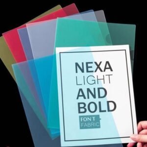 WANLI®Colorful Transparent Folder